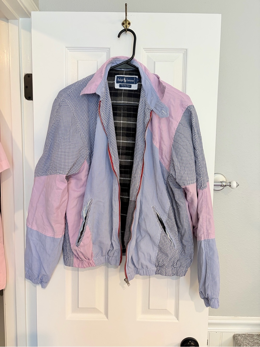 Custom Reworked Polo Ralph Lauren Patchwork Jacket Women’s Large